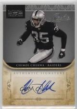 2011 Playoff National Treasures Rookie 43/99 Chimdi Chekwa #221 Auto 5w7