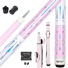 Pink Pool Cue Stick 58inches Canadian Maple Billiard Cue Sticks Professional ...