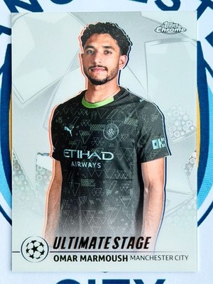 2025-26 Topps Flagship UCC - Omar Marmoush - Ultimate Stage Chrome US-11