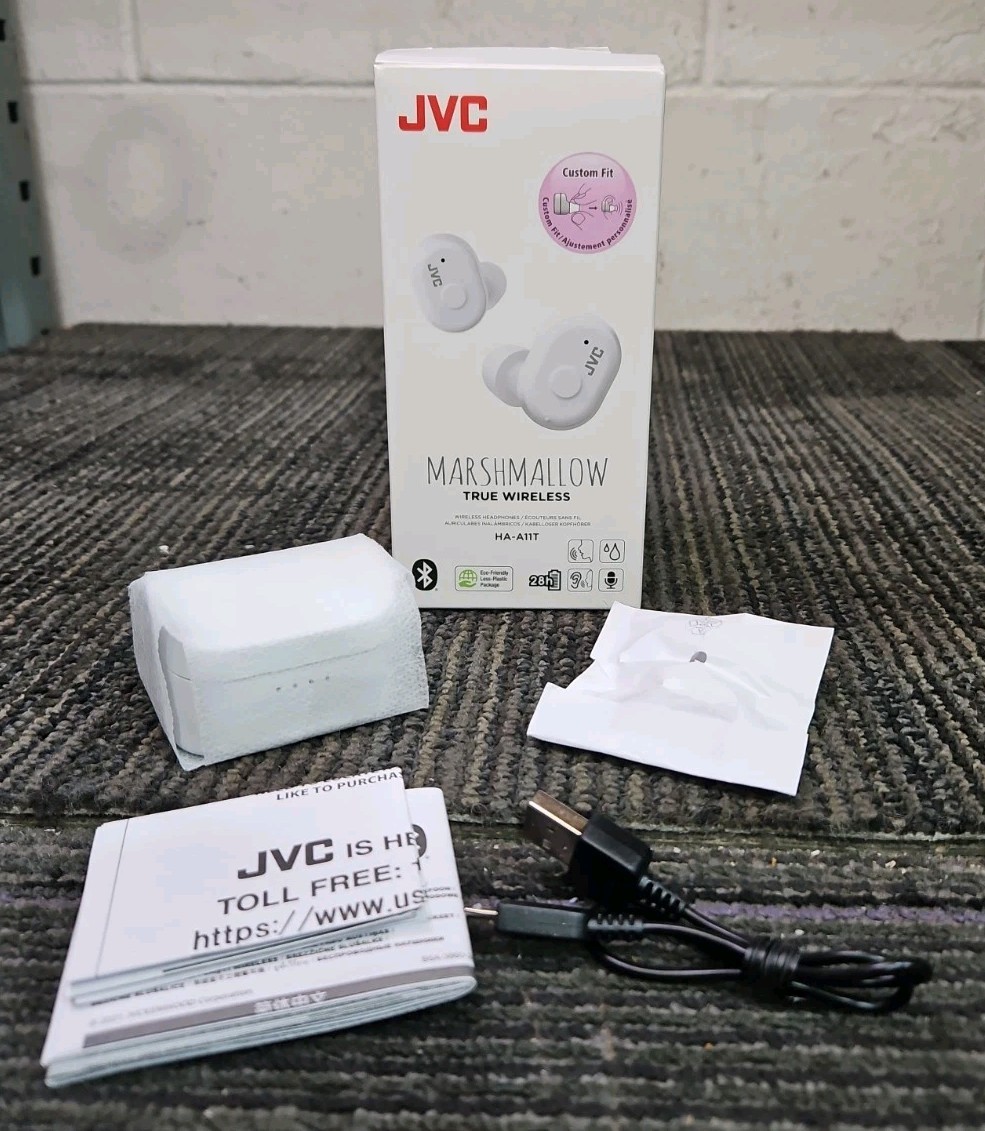 JVC HA-A11T Marshmallow True Wireless Earbuds - White | eBay