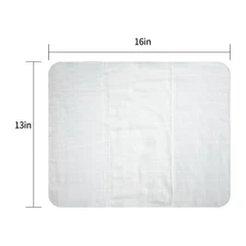 (10Pcs/Set)  100% Cotton Prefold Cloth Diaper Insert Super Absorbent Baby Insert