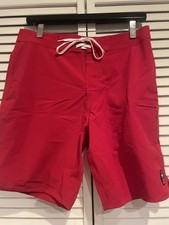 Youth/Teen Catch Surf Stealth Swim Trunk Surf Board Shorts Red 28 Waist