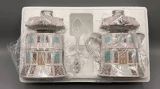 Lenox Village Collection Creamery & Confectionery Porcelain Miniature Set — New