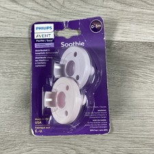 Philips Avent Soothie Pack Of 2 Pacifiers 0 - 3m Pink/Purple