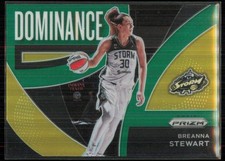 2022-23 Panini Prizm WNBA Dominance Green Breanna Stewart Seattle Storm #15