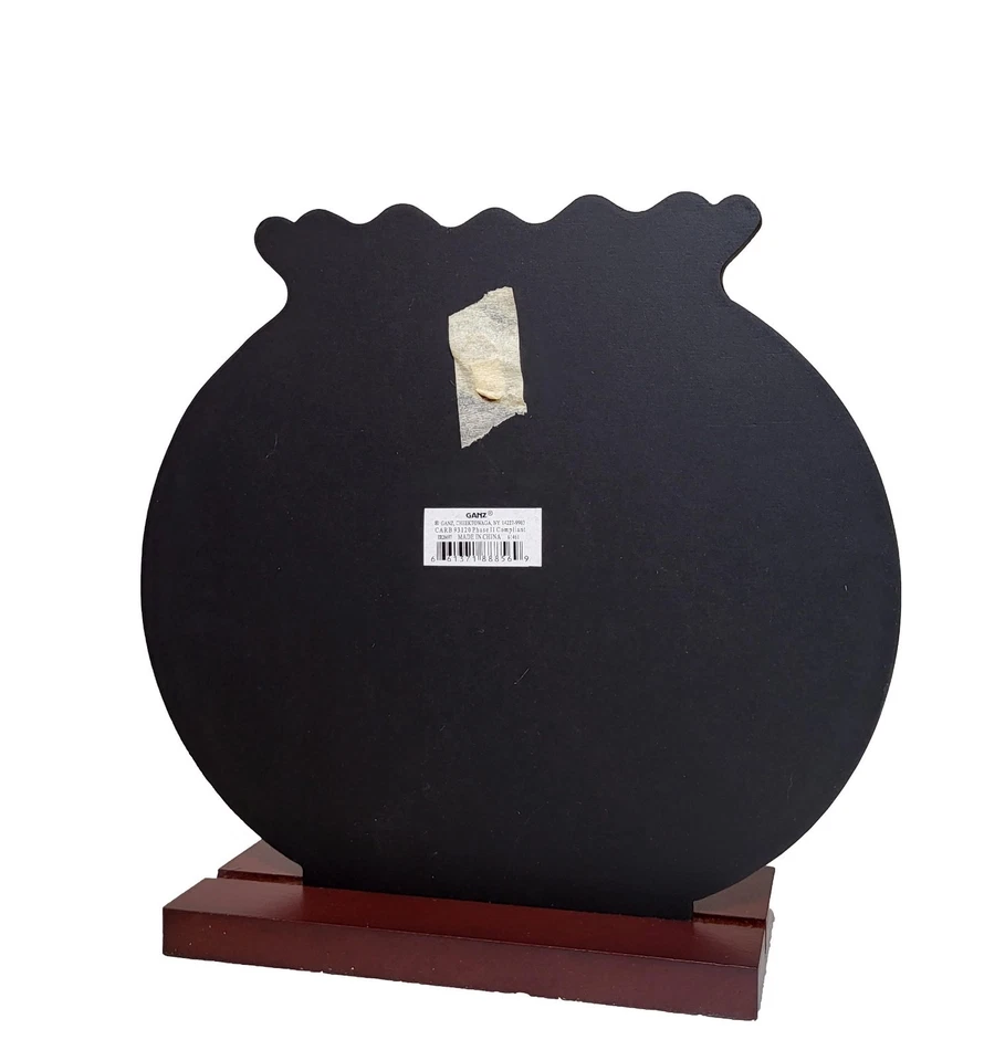 Gold Fish Bowl Chalkboard Message Board Wall-Mount Standing Erasable Memo Boards - Image 2 of 4