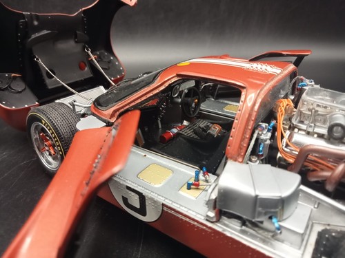 Ford GT40 MK4 Andretti 24h Le Mans 1967 1/18 Exoto - Foto 8 di 16