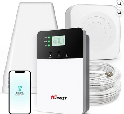 HiBoost 10K Plus Pro Cell Phone Signal Booster for Home Office and Multi Room