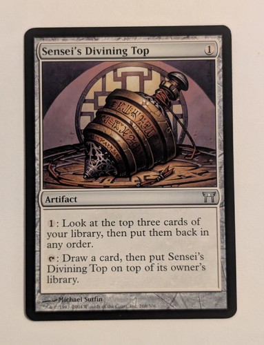 Sensei's Divining Top - Magic The Gathering: Champions Of Kamigawa - WOTC Card
