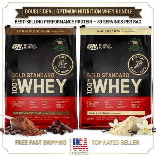 Optimum Nutrition Gold Standard 100% Whey Protein 5.47 lb PACK OF ONE