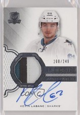 2016-17 Upper Deck The Cup Rookie 208/249 Kevin Labanc #171 Patch Auto 10ea