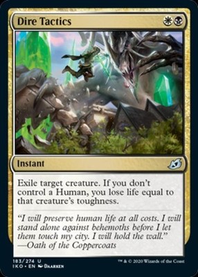 Dire Tactics - IKO MTG - Light Play