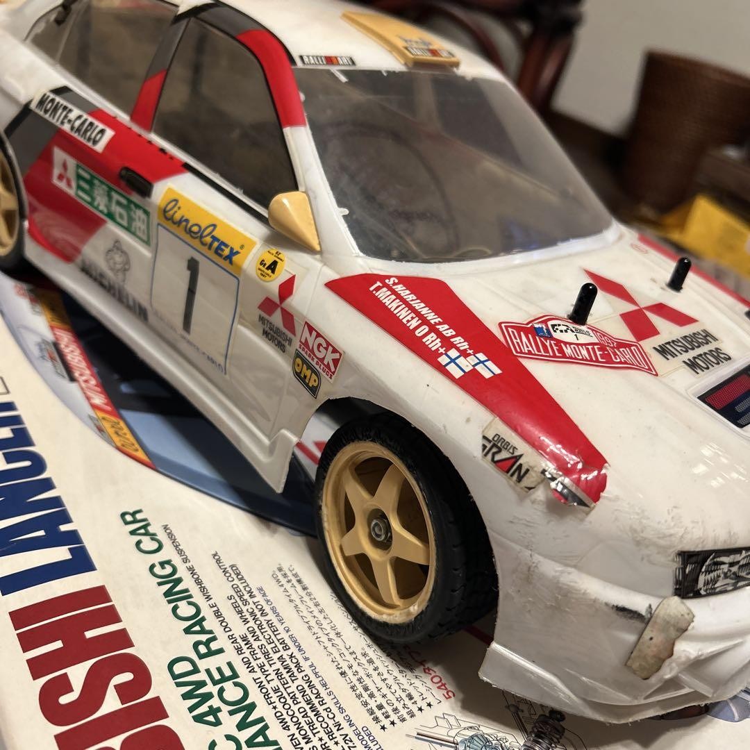 Tamiya 1/10 Rc Lancer Evolution Iv On-Road Car Kit Electric