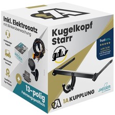 ANHÄNGERKUPPLUNG für MB C-Klasse Sportcoupe 01-08 starr GDW +13pol E-Satz JAEGER