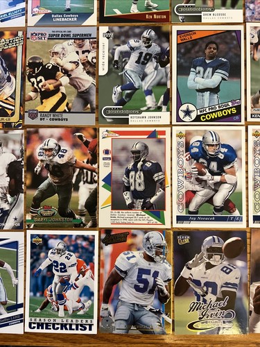 HUGE lot (200+) Different Dallas Cowboys FB Card 1976-2022 Aikman Emmitt Smith - Picture 7 of 17