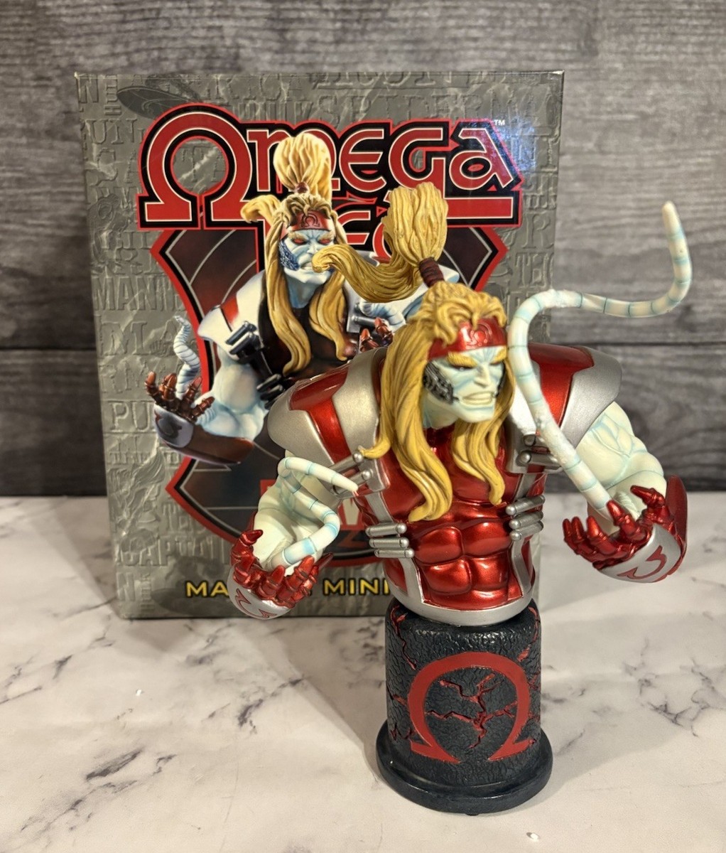 ✠ ΩMEGA RED ✠  MARVEL MINI- BUST NEW MARVEL BOWEN DESIGNS OMEGA RED MINI BUST LIMITED EDITION