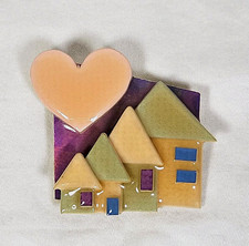 Vintage House Pin By Lucinda Lavender Purple Family Four Heart Sage Beige Houses