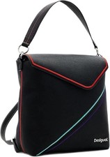 Desigual Mochila Mini Mujer Negra Convertible 24WAKP14 Cleo 26cm