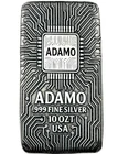 10 oz Silver Art Bar 999 - Circuit - Exclusive Limited Edition - Adamo Metals