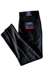 New Chaps Black Performance Straight Fit Pant Size W34 X L30