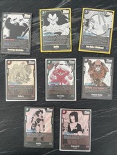 Lotto Carte Dragon Ball Secret Rare/rare Manga Booster