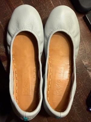 tieks women's shoes, size 7 blue