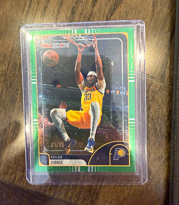 Topps 2025-26 NBA Hoops Myles Turner #11 Indiana Pacers Serial /75