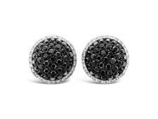 Le Vian 14K White Gold Stud Earrings Jewelry for Her 5 1/2 cts Chocolate Diamond