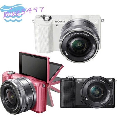Sony Alpha A5000 Mirrorless Camera w/ PZ 16-50mm Lens 20.1MP Blink Detection