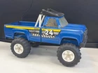 Vintage Tonka Blue 24 Offroad 4x4 Dodge Truck Rubber Tires