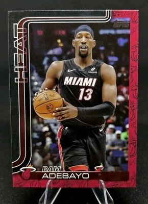 Bam Adebayo   Heat Team Color Border   SSP Case Hit - 2025-26 Topps Basketball