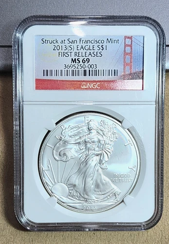 2013(S) American Silver Eagle - MS69 - NGC - First Releases