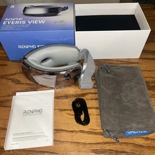 RENPHO Eyeris View Heated Eye Massager 5V-Migraines-Compression-Vibration