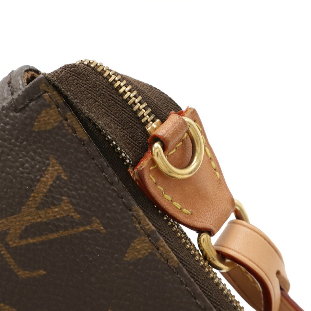 LOUIS VUITTON Monogram Pochette Accessoires Pouch Chain Bag M82766
