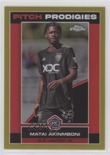 Matai Akinmboni Chrome 2023 Gold Refractor /50 #91