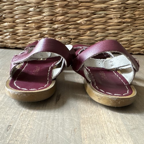 Salzwasser Hoyway Original große Kinder Größe 3 weinrot Sandalen Mädchen Fischer - Bild 5 von 7