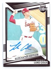2022 Panini Elite Extra Edition #147 Luke Gold Signatures Detroit Tigers