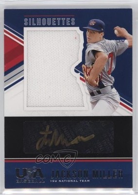 2018 Panini USA Baseball Stars & Stripes 37/89 Jackson Miller #53 Auto s3g
