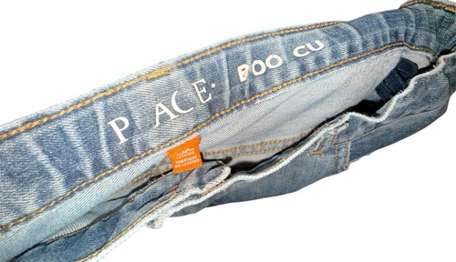 THE CHILDREN'S PLACE Boys Size 18 Husky Denim Blue Jeans BOOTCUT Adj Waist - Picture 7 of 8