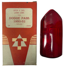 New Old Reproduction Stock Left Tail Lens For 1950-52 Dodge Models 1340348 New Old Reproduction Stock Left Tail Lens For 1950-52 Dodge Models 1340348