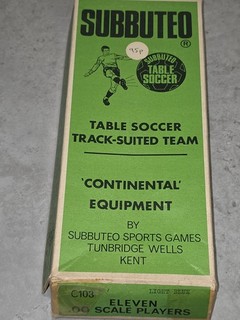 Subbuteo C103 Tracksuited Light Blue Team In Correct Named Box