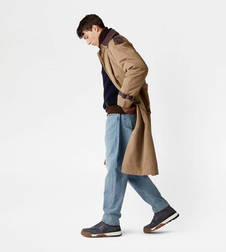 Authentic Tods Mens Trench Coat with Leather Inserts Beige 52 IT 42 UK XL £2,895 image 4