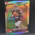 2025 Prizm Shedeur Sanders #302 Silver Cleveland Browns NFL