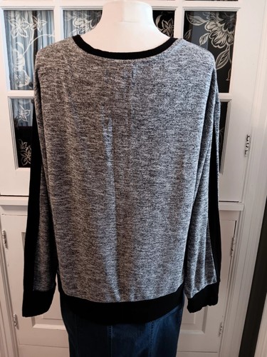 Camicia leggera DKNY nero/bianco taglia grande - Foto 3 di 9