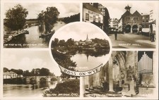 Real photo Ross on wye 5 views valentines