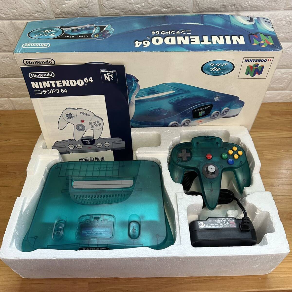 ニンテンドー64 クリアブルー 本体 Nintendo 旧世代ゲーム機本体