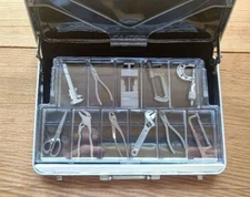 12 Types Micro Tool Set Miniature Collectibles Attaché Case Dad Gift Japan New