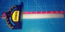 Dewalt Miter Gauge  3/8"x7/8"x12" Profiled Aluminum Beam + 1.5"x5" Steel Fence