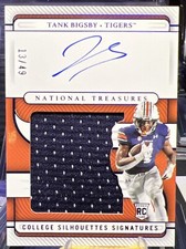 2023 National Treasures Collegiate Rookie Tank Bigsby Silhouettes Signatures/49
