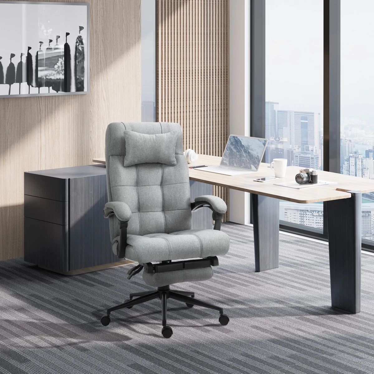 Light grey office chair deals